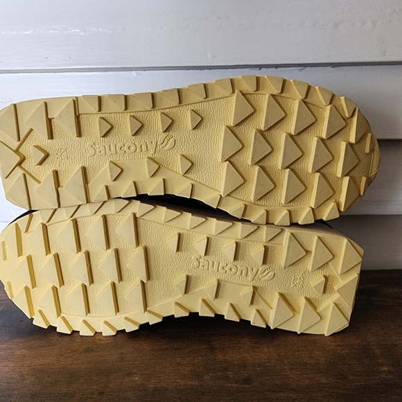 SAUCONY Women's SHADOW ORIGINAL in Black Yellow S60591-1 Size US 8 - Picture 4 of 6